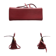 Load image into Gallery viewer, GUCCI GG Marmont Leather Satchel Bag Red