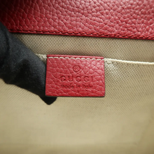 Load image into Gallery viewer, GUCCI GG Marmont Leather Satchel Bag Red