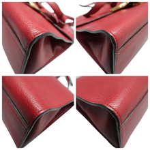 Load image into Gallery viewer, GUCCI GG Marmont Leather Satchel Bag Red
