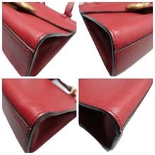 Load image into Gallery viewer, GUCCI GG Marmont Leather Satchel Bag Red