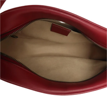 Load image into Gallery viewer, Gucci GG Marmont Leather Shoulder Bag Red