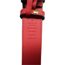 Load image into Gallery viewer, GUCCI GG Marmont Leather Belt Bag Red
