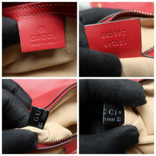 Load image into Gallery viewer, GUCCI GG Marmont Leather Shoulder Bag Red