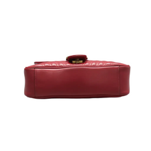 Load image into Gallery viewer, GUCCI GG Marmont Leather Shoulder Bag Red
