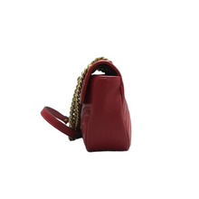 Load image into Gallery viewer, GUCCI GG Marmont Leather Shoulder Bag Red