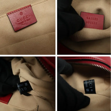 Load image into Gallery viewer, Gucci GG Marmont Leather Shoulder Bag Red