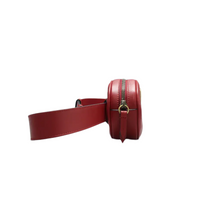 Load image into Gallery viewer, GUCCI GG Marmont Leather Belt Bag Red
