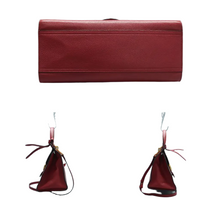 Load image into Gallery viewer, GUCCI GG Marmont Leather Satchel Bag Red