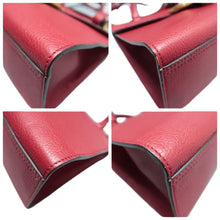 Load image into Gallery viewer, Gucci GG Marmont Top Handle Leather Satchel Bag Red