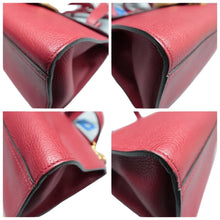 Load image into Gallery viewer, GUCCI GG Marmont Leather Satchel Bag Red