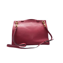Load image into Gallery viewer, GUCCI GG Marmont Leather Satchel Bag Red