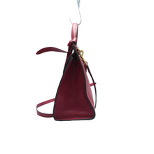 Load image into Gallery viewer, Gucci GG Marmont Top Handle Leather Satchel Bag Red