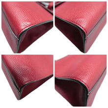 Load image into Gallery viewer, Gucci GG Marmont Top Handle Leather Satchel Bag Red