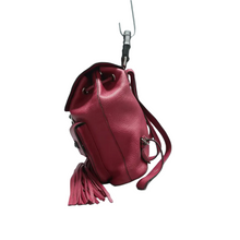 Load image into Gallery viewer, Gucci Leather Backpack Bag Red