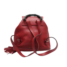 Load image into Gallery viewer, Gucci Leather Backpack Bag Red