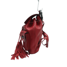 Load image into Gallery viewer, Gucci Leather Backpack Bag Red
