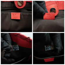 Load image into Gallery viewer, Gucci Pebbled Calfskin Bamboo Tassel Tote Bag Red