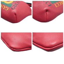 Load image into Gallery viewer, Gucci Print Leather Crossbody bag Red