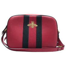 Load image into Gallery viewer, GUCCI Leather Crossbody Bag Red