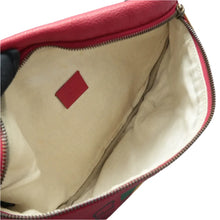 Load image into Gallery viewer, Gucci Print Leather Belt Bag Red