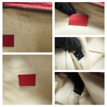 Load image into Gallery viewer, Gucci Print Leather Belt Bag Red
