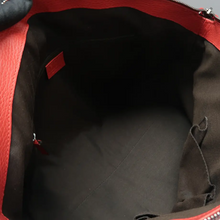 Load image into Gallery viewer, GUCCI GG Charm Leather Satchel Bag Red