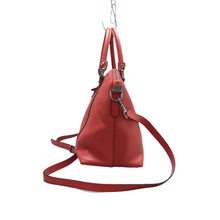 Load image into Gallery viewer, GUCCI GG Charm Leather Satchel Bag Red