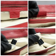Load image into Gallery viewer, Gucci Leather Shoulder Bag Red