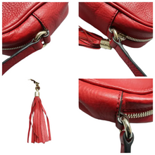 Load image into Gallery viewer, GUCCI Soho Leather Shoulder Bag Red