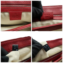 Load image into Gallery viewer, Gucci Leather Shoulder Bag Red