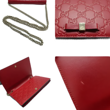 Load image into Gallery viewer, Gucci Guccissima Leather Shoulder Bag Red