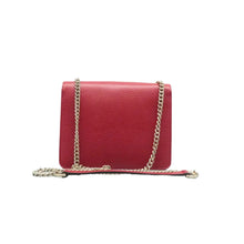 Load image into Gallery viewer, GUCCI Interlocking G Leather Shoulder Bag Red
