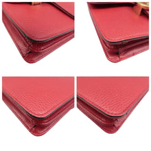 Load image into Gallery viewer, GUCCI Interlocking G Leather Shoulder Bag Red