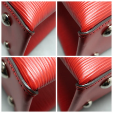 Load image into Gallery viewer, Louis Vuitton Kleber EPI Leather Satchel Bag Red