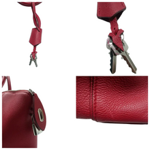 Load image into Gallery viewer, Louis Vuitton Lockit Leather Satchel Bag Red