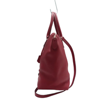 Load image into Gallery viewer, Louis Vuitton Lockit Leather Satchel Bag Red