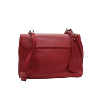 Load image into Gallery viewer, Louis Vuitton Lockme Leather Satchel Bag Red