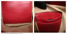 Load image into Gallery viewer, Gucci GG Marmont Mini Matelasse Chevron Leather Bucket Crossbody Bag Red