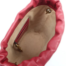 Load image into Gallery viewer, Gucci GG Marmont Mini Matelasse Chevron Leather Bucket Crossbody Bag Red