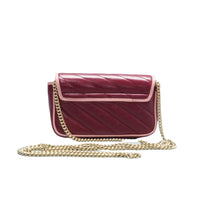 Load image into Gallery viewer, GUCCI GG Marmont Leather Crossbody Bag Red