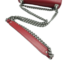 Load image into Gallery viewer, PRADA Monochrome Leather Shoulder Bag Red