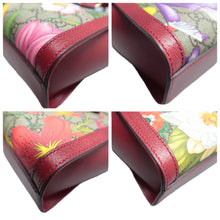 Load image into Gallery viewer, Gucci Ophidia Flora Canvas Satchel Bag Red