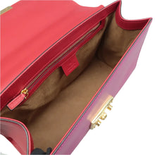 Load image into Gallery viewer, Gucci Padlock Medium Leather Chain Shoulder Bag Red