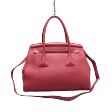 Load image into Gallery viewer, Prada Leather Satchel Bag Red