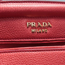 Load image into Gallery viewer, Prada Leather Satchel Bag Red