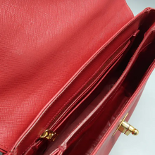 Load image into Gallery viewer, PRADA Leather Satchel Bag Red