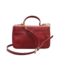 Load image into Gallery viewer, PRADA Leather Satchel Bag Red