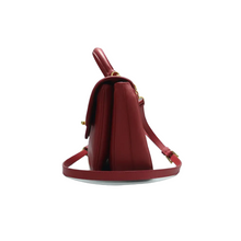 Load image into Gallery viewer, PRADA Leather Satchel Bag Red