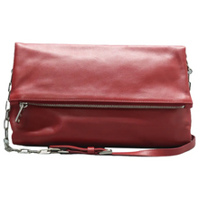 Load image into Gallery viewer, Prada Leather Shoulder Bag Red