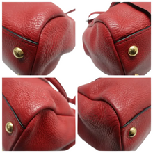 Load image into Gallery viewer, PRADA Leather Satchel Bag Red